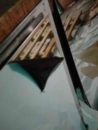 Лист нержавеющий 1,0 мм 1х2 BA+PVC 304 зеркальный
