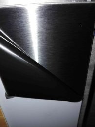 Лист нержавеющий 1,2 мм 1х2м 4N+PVC 430 шлифованный